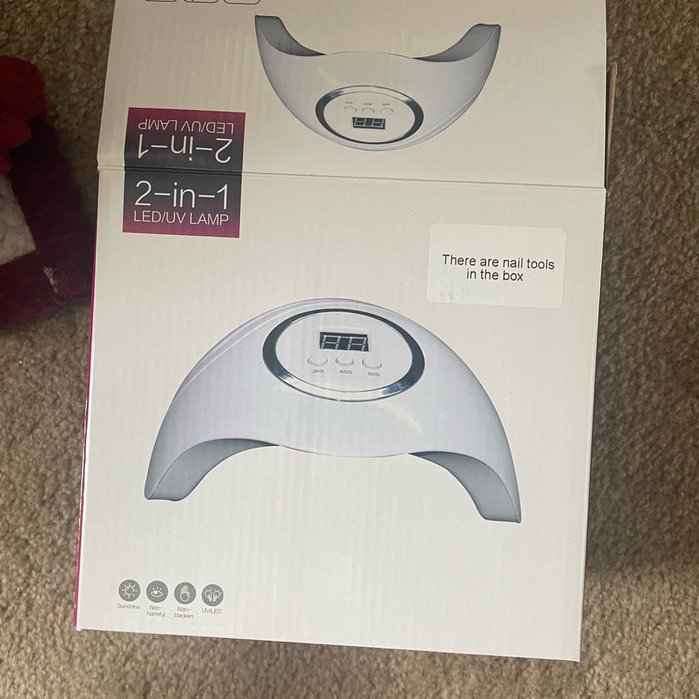 2-in-1 LED/UV Nail Lamp/Brand NEW, Gel nail kit